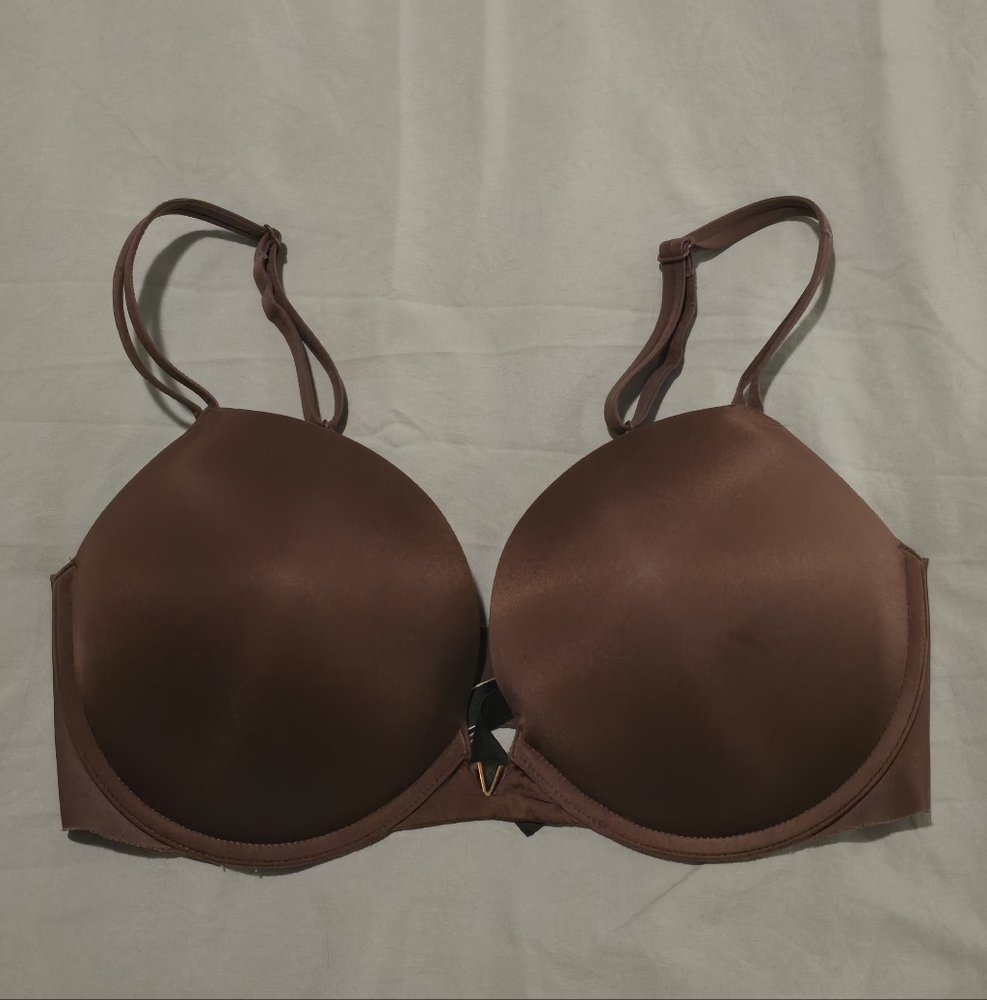 Victoria Sercret Push Up Bra 34DD Brown Women's Bra